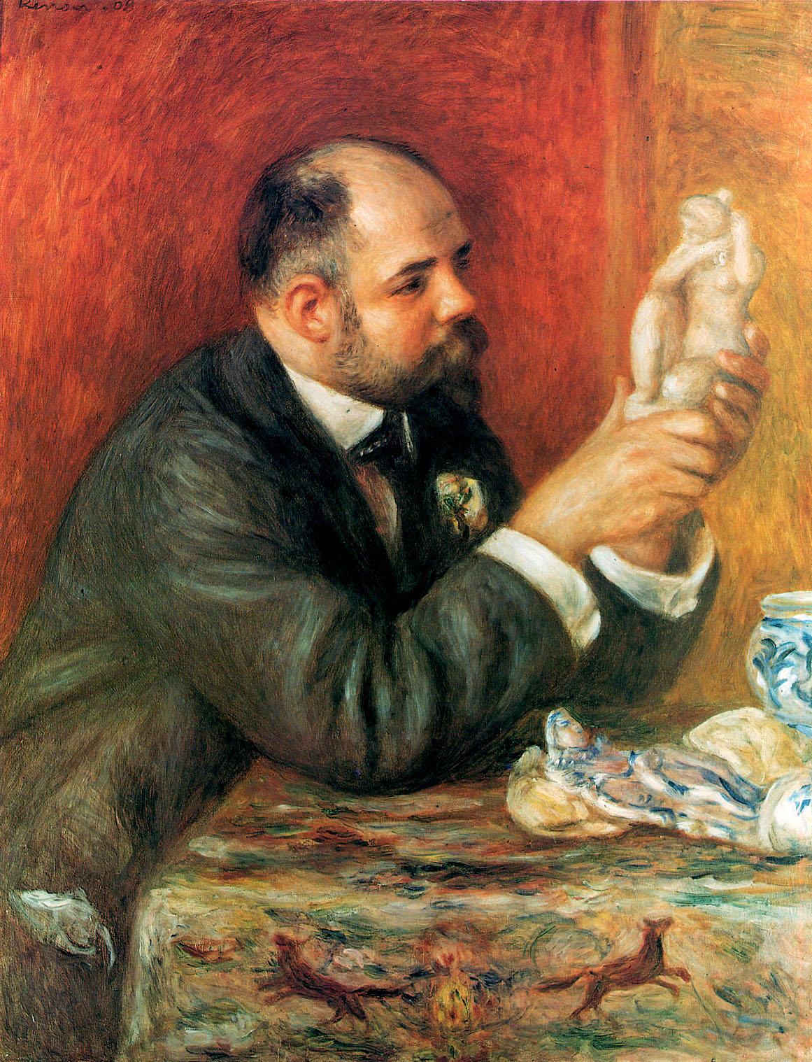Ambroise Vollard - Pierre-Auguste Renoir painting on canvas